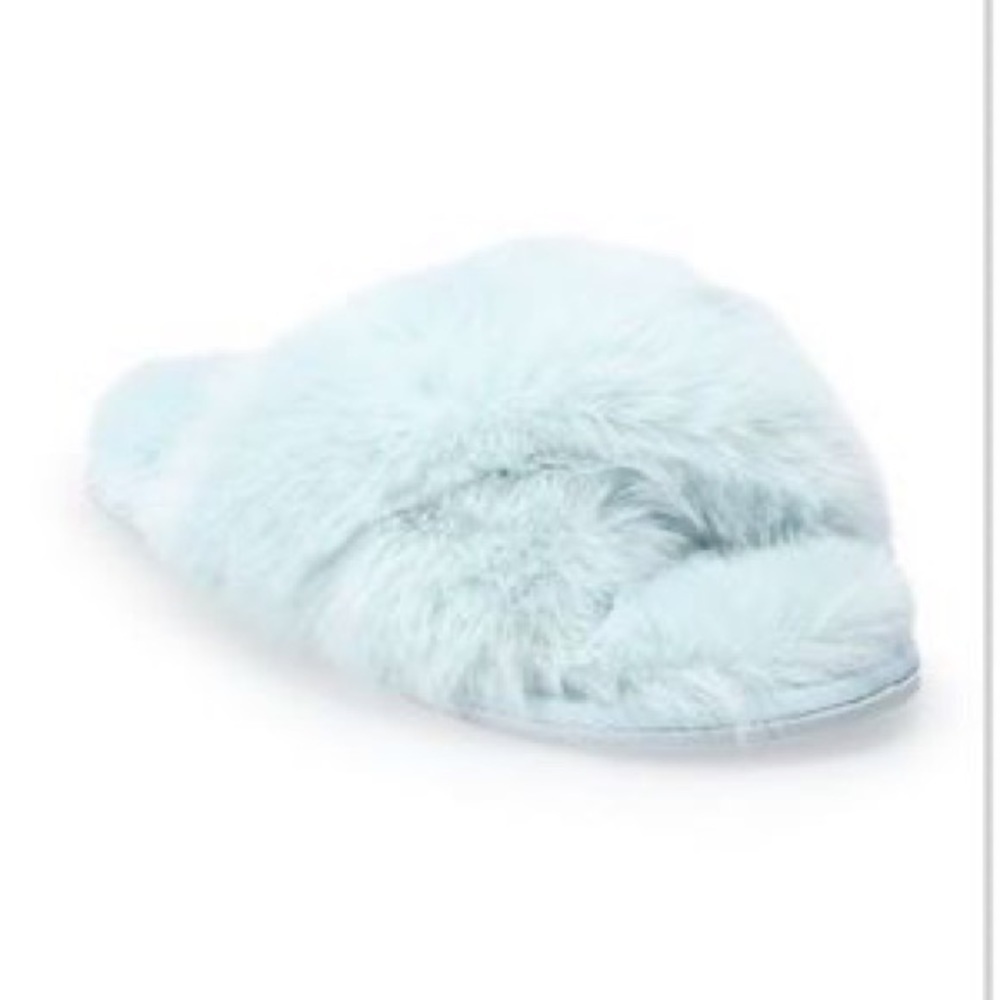 LC Lauren Conrad X-Band Faux Fur Slippers